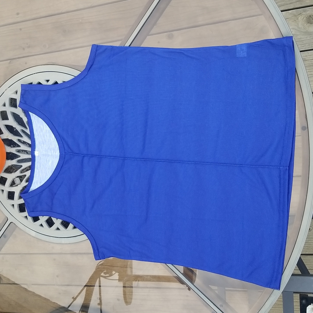 ROYAL BLUE Womens Tank Top Size L NWOT
